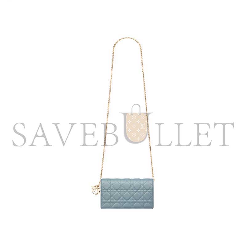 D*or lady D*or pouch with chain s0204onmj_m81b (22*13*5cm)